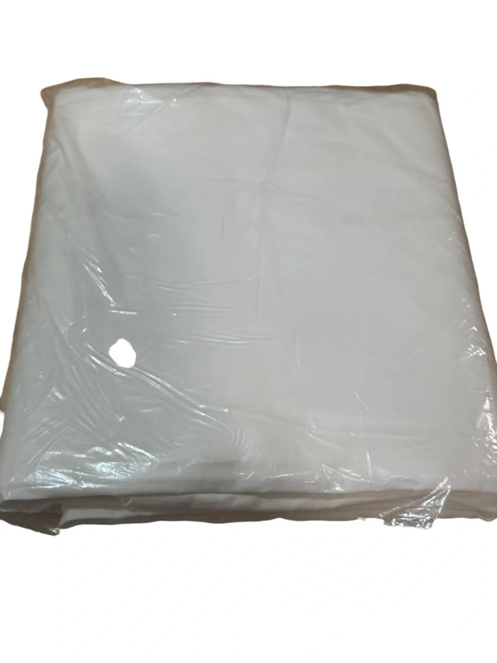 Vintage DeLuxe Percale Fitted Sheet Double Bed White NOS 100% Cotton